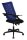 Topstar Bürostuhl New Smove, DS100A T208 Stoff blau, Gestell schwarz