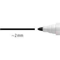 STAEDTLER 351WP4-9X Whiteboard-Marker schwarz 2,0 mm, 4 St.