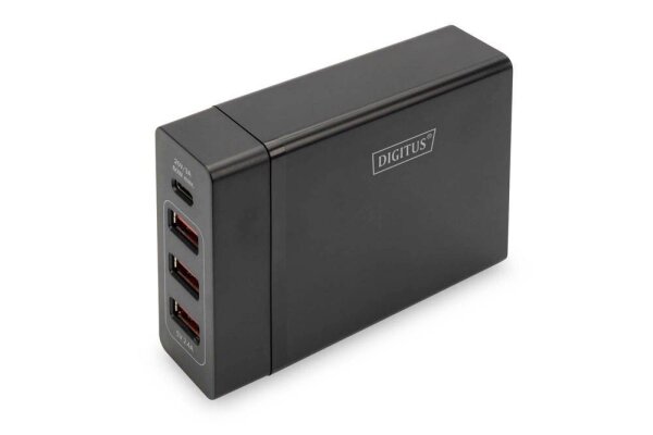 DIGITUS DA-10195 Ladeadapter schwarz, Kabellänge: 1,2 m, 72 Watt