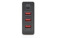 DIGITUS DA-10195 Ladeadapter schwarz, Kabellänge: 1,2 m, 72 Watt