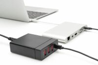 DIGITUS DA-10195 Ladeadapter schwarz, Kabellänge: 1,2 m, 72 Watt