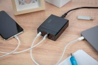 DIGITUS DA-10195 Ladeadapter schwarz, Kabellänge: 1,2 m, 72 Watt