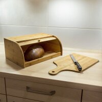 relaxdays Brotkasten braun, 1 St.