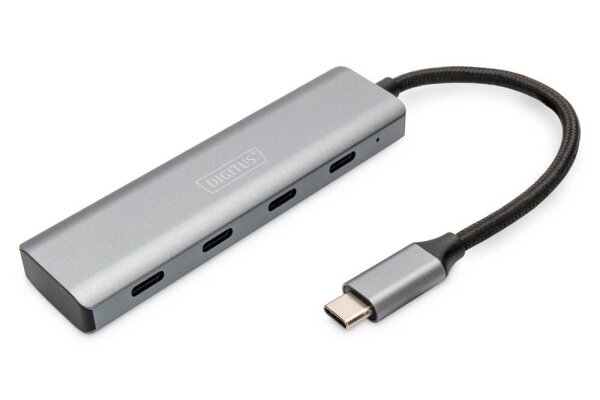 DIGITUS USB-Hub DA-70246 4-fach grau