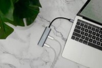 DIGITUS USB-Hub DA-70246 4-fach grau