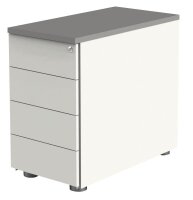 Kerkmann Move Standcontainer weiß, grafit 4...