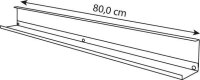 Kerkmann Move Kabelkanal 80,0 cm weiß