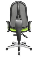 Topstar Bürostuhl Point 60 Netz Plus, G050 Stoff grün, Gestell chrom