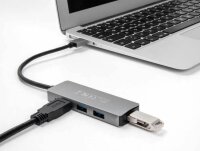 DeLOCK USB-Hub 4-fach grau