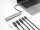 DeLOCK USB-Hub 6-fach grau