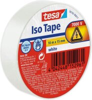 tesa Iso Tape Isolierband weiß 15,0 mm x 10,0 m 1...