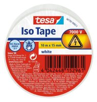 tesa Iso Tape Isolierband weiß 15,0 mm x 10,0 m 1...
