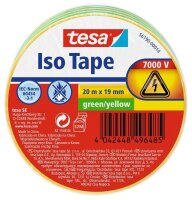 tesa Iso Tape Isolierband grün 19,0 mm x 20,0 m 1 Rolle