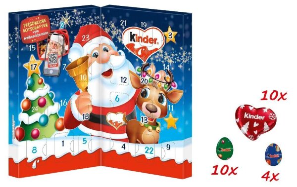 kinder Mix Tisch-Adventskalender Schokolade 24 St./113,0 g