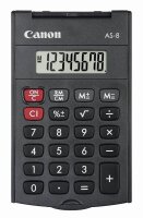Canon AS-8 Taschenrechner schwarz