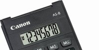 Canon AS-8 Taschenrechner schwarz