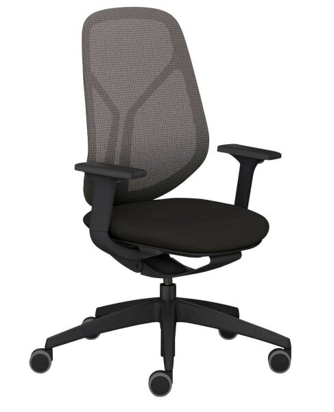 sedus Bürostuhl se:kit Membran, sn-821/002 Stoff schwarz, Gestell schwarz
