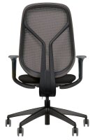 sedus Bürostuhl se:kit Membran, sn-821/002 Stoff schwarz, Gestell schwarz