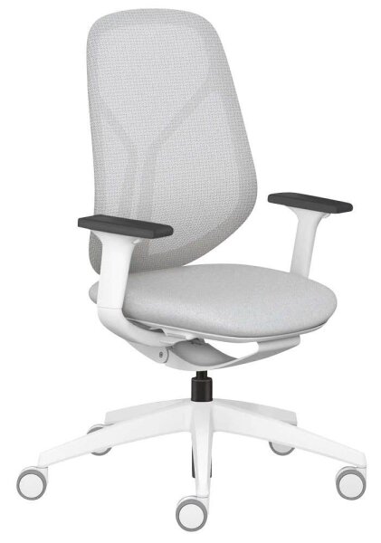 sedus Bürostuhl se:kit Membran, sn-821/014 Stoff grau, Gestell grau