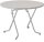 BEST Gartentisch Primo silber rund 100,0 x 100,0 x 70,0 cm