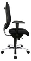 Topstar Bürostuhl Body Balance S30, SI99T20 Stoff schwarz, Gestell alu