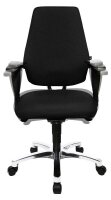 Topstar Bürostuhl Body Balance S30, SI99T20 Stoff schwarz, Gestell alu