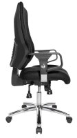 Topstar Bürostuhl Sitness 55, SD69X L50 Stoff schwarz, Gestell chrom