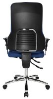 Topstar Bürostuhl Sitness 55, SD69X L58 Stoff blau, Gestell chrom