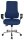 Topstar Bürostuhl Sitness 55, SD69X L58 Stoff blau, Gestell chrom