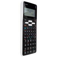 SHARP EL-W550TG Wissenschaftlicher Taschenrechner schwarz/grau