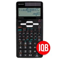 SHARP EL-W550TG Wissenschaftlicher Taschenrechner schwarz/grau
