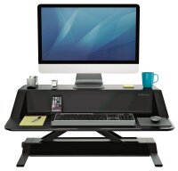 Fellowes Monitorständer Lotus Sitz-Steh Workstation schwarz