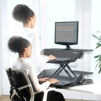 Fellowes Monitorständer Lotus Sitz-Steh Workstation schwarz