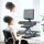 Fellowes Monitorständer Lotus Sitz-Steh Workstation schwarz