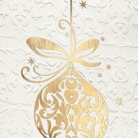 10 SIGEL Weihnachtskarten Golden Fantasy DIN A6