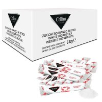 Cellini  Weißer Zucker Zuckersticks, 2000x 3,0 g
