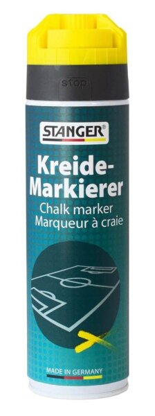STANGER Kreide-Markierer Markierungsspray gelb 500,0 ml, 1 St.