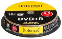Intenso DVD+R 8,5 GB Double Layer, 10 St.