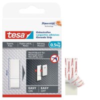 tesa Klebestreifen für max. 0,5 kg, 2,0 x 6,5 cm, 9 St.
