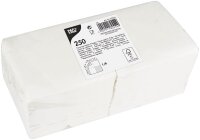 PAPSTAR Servietten weiß 2-lagig 25,0 x 25,0 cm, 250...