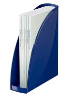4 ELBA Stehsammler wave 400091710 blau Kunststoff, DIN A4