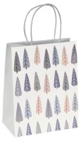 5 SIGEL Geschenktüten Pine trees Motiv 18,0 x 23,0 cm