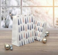 5 SIGEL Geschenktüten Pine trees Motiv 18,0 x 23,0 cm