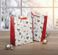 5 SIGEL Geschenktüten Christmas motifs watercolor...