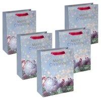 5 SIGEL Geschenktüten Charmful Christmas Large Motiv...