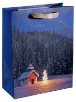 5 SIGEL Geschenktüten Christmas Chapel Large Motiv...