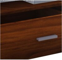 VCM my home Junata Couchtisch rechteckig Spanplatte nussbaum 110,0 x 52,0 x 44,0 cm, 1 St.
