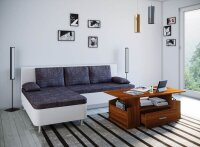 VCM my home Junata Couchtisch rechteckig Spanplatte nussbaum 110,0 x 52,0 x 44,0 cm, 1 St.