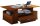 VCM my home Junata Couchtisch rechteckig Spanplatte nussbaum 110,0 x 52,0 x 44,0 cm, 1 St.