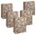 5 SIGEL Geschenktüten Pine cones and pine branches Large braun 26,0 x 33,0 cm
